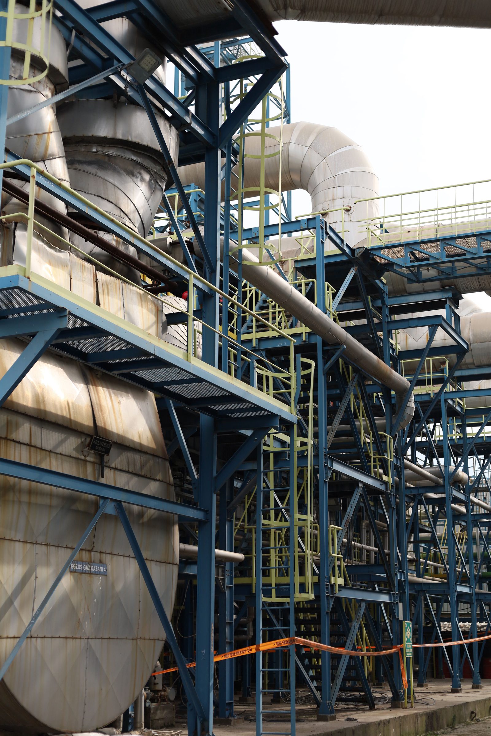Steel process structure and ducting