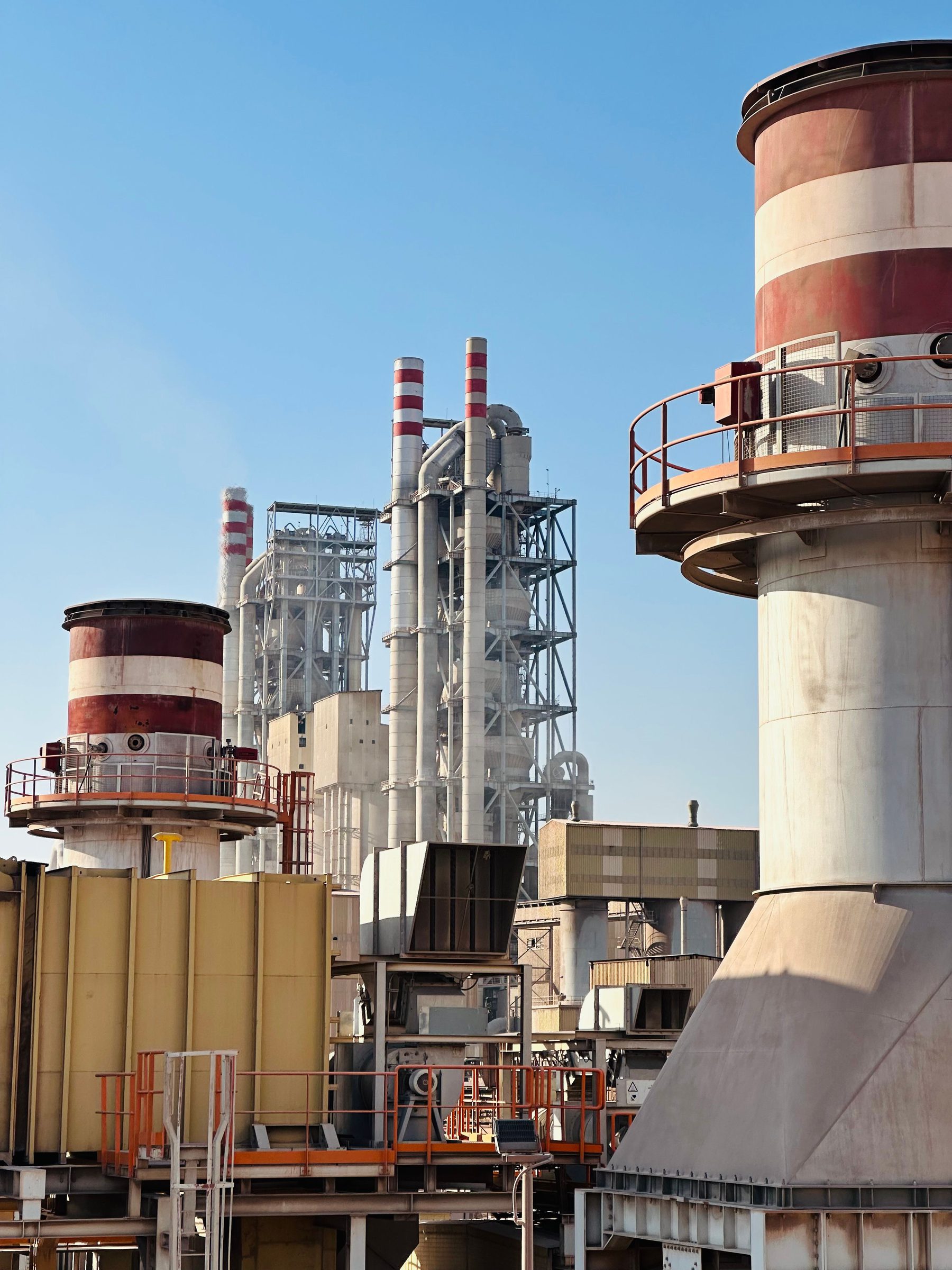 Power plant cooling stacks